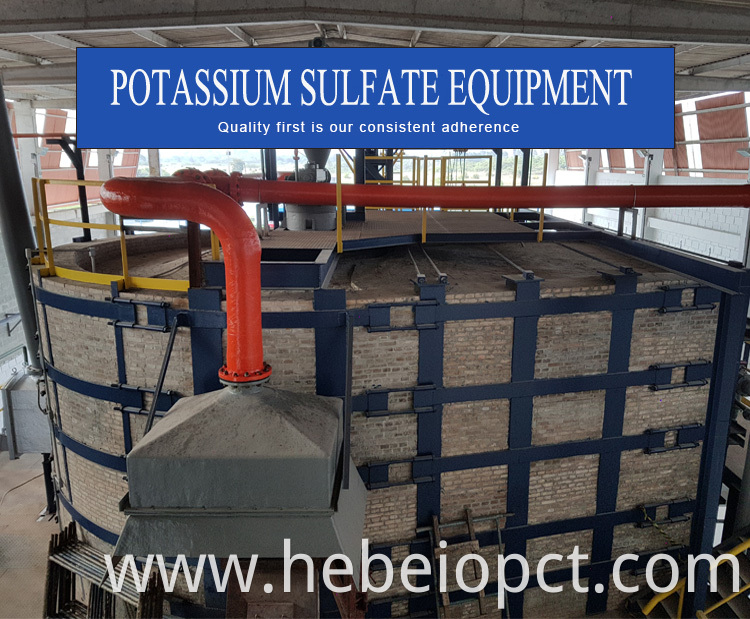 Agriculture potash sulfate fertilizer production line with Mannheim Furnace Process